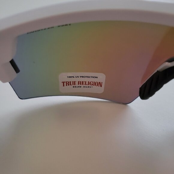 TRUE RELIGION Blade Shield Mirrored Sunglasses - NEW - Picture 4 of 9